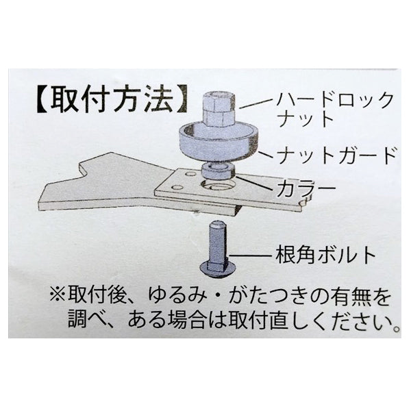 ●Bs9a1836 乗用草刈機用 刈刃ボルトガードセット 1台分【新品】◆定形外送料無料◆ 焼入れ M12 筑水キャニコム 丸山 刈刃部品 パーツ