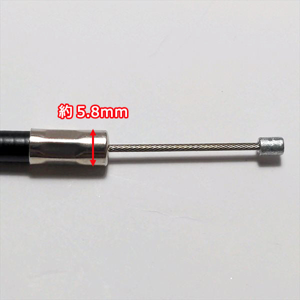 ●アクセルスロットルワイヤー 全長:約1630mm クボタ GC-S500用 斜面草刈機 ケーブルコンプ【新品】◆定形外送料無料◆ s26a1950