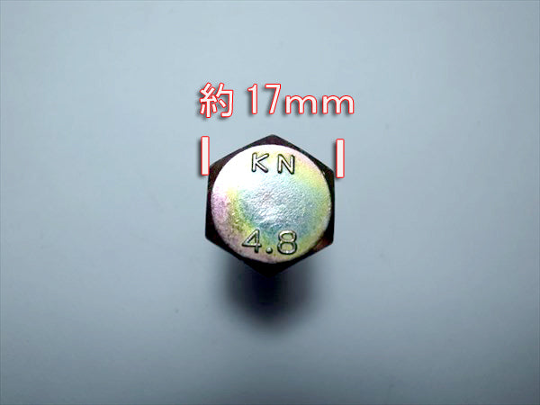 ●sc5a1562 耕耘爪取付用 ボルト/ナット M10 ネジ部径10mm 頭17mm【新品】(スプリングワッシャー付き)