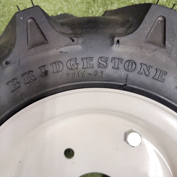 ● 農機用タイヤ ホイール セット ■3.50-6 2PR■ 【新品】 左右2本 ブリヂストン 農機具部品 BRIDGESTONE Pa1998