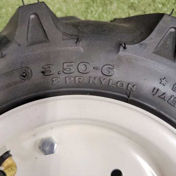 ● 農機用タイヤ ホイール セット ■3.50-6 2PR■ 【新品】 左右2本 ブリヂストン 農機具部品 BRIDGESTONE Pa1998