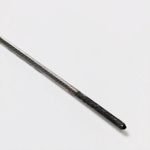 ● アクセルスロットルワイヤー 約1570mm タイコ型 スロットル側 ツバ付【新品】◆定形外送料無料◆小型管理機用 農機具部品 パーツ Wa2173