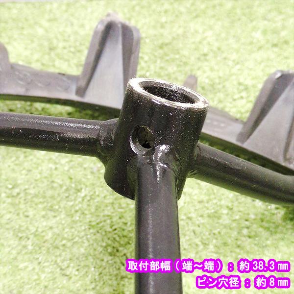 クボタ ゴムラグ車輪 Wタイヤ用 左右セット TS750Wなど 丸軸【新品】OHTSU オーツ 農機用タイヤ 2本 ■330×55■ 部品 パーツ ●PA2a2191