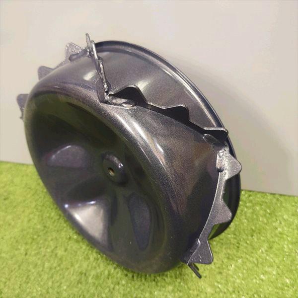 スパイク車輪 鉄製 車輪 移動輪 ■外径 230mm 【新品】 草刈機部品 パーツ 鉄車輪 鉄タイヤ ●PA3a2208
