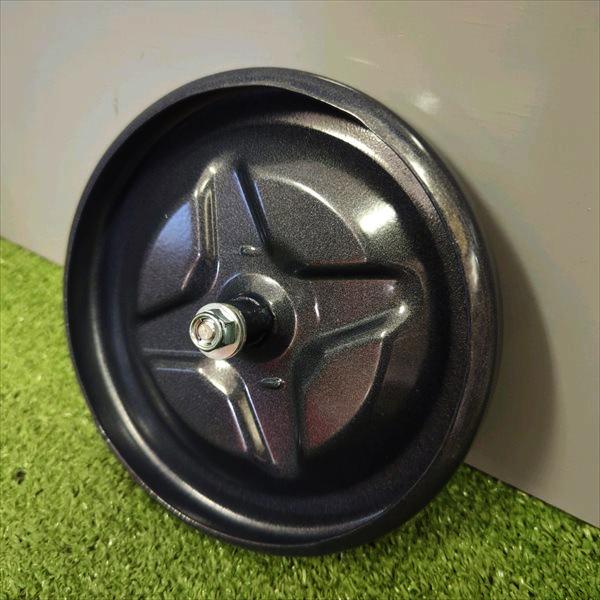 鉄車輪 移動輪 軸ボルト付き 外径160mm 【新品】 農機部品 鉄タイヤ 車輪 ●PB3a2217