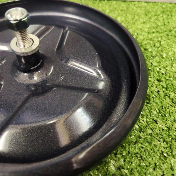 鉄車輪 移動輪 軸ボルト付き 外径160mm 【新品】 農機部品 鉄タイヤ 車輪 ●PB3a2217