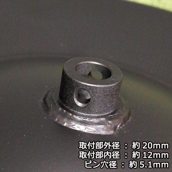 鉄車輪 ゼノア ZGC500EZ 斜面草刈機用 ■外径 265mm 草刈機部品 パーツ 車輪 鉄タイヤ ●PA3a2258