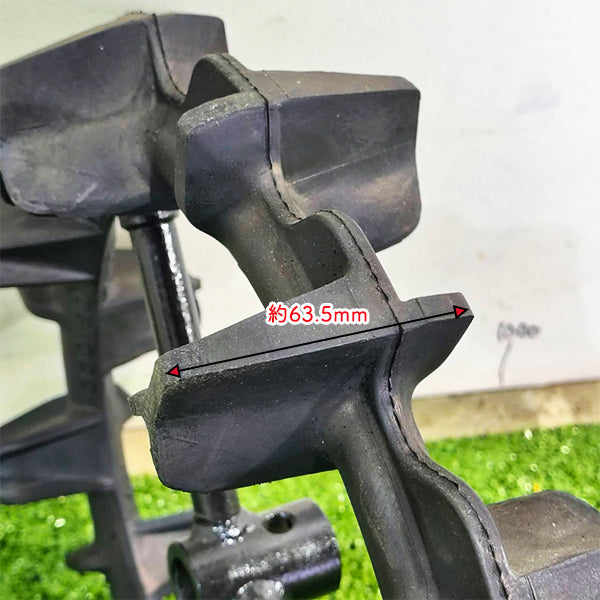 クボタ ゴムラグタイヤ 一輪管理機用 TS700/750など 丸軸【新品】OHTSU オーツ 農機用タイヤ 1本 330×90 部品 パーツ ●t12a2596