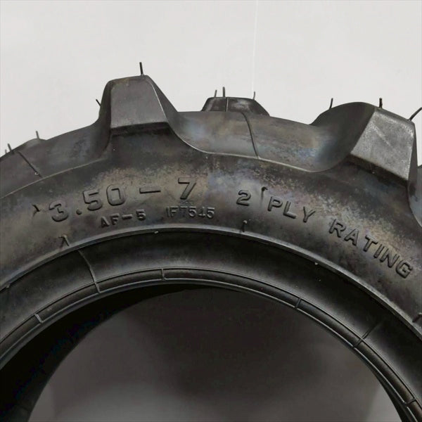 農機タイヤ 3.50-7 2PR  1本 オーツ チューブタイプ 【新品】 耕耘機などに OTHU パーツ 農機具部品 ●Pua2656
