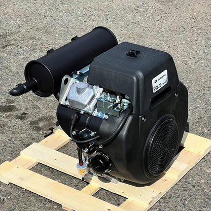 ガソリンエンジン スバル EH650DC 最大22馬力 直結型 ■セルモーター■ マニュアルチョーク式【未使用品】 OHV Robin 発動機 ●sa2742