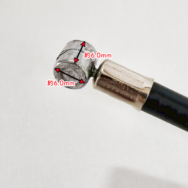 スロットルワイヤー 全長：約1350mm クボタ TR60 土の助【純正新品】◆定形外送料無料◆ 管理機用 農機具部品 パーツ ● Wua2683