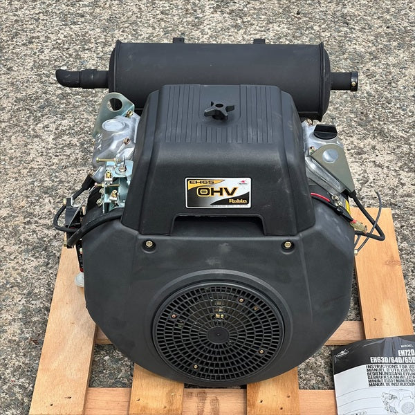 ガソリンエンジン ロビン EH650D 最大22馬力 直結型 ■セルモーター■ マニュアルチョーク式【未使用品】 OHV Robin 発動機 ●sa2725