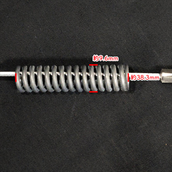 ハンドルロックワイヤー 全長：約1250mm クボタ GC-S500用 斜面草刈機 ケーブル【新品】◆定形外送料無料◆部品 パーツ 農機 ●Wua2729