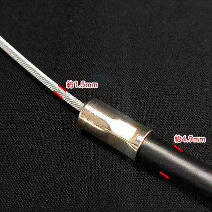 ハンドルロックワイヤー 全長：約1250mm クボタ GC-S500用 斜面草刈機 ケーブル【新品】◆定形外送料無料◆部品 パーツ 農機 ●Wua2729