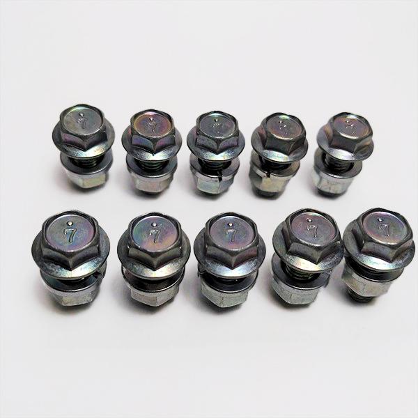 ●【10セット】<耕耘爪取付用 ボルト／ナット> M8 有効長20mm 頭12ｍｍ【新品】◆定形外送料無料◆ パーツ 部品 Es2a2123