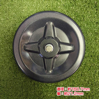 鉄車輪 移動輪 軸ボルト付き 外径160ｍｍ 【新品】 農機部品 鉄タイヤ 車輪 ●PB3a2217