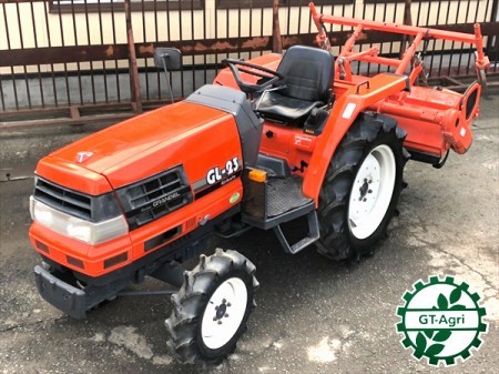 Ae4324 【爪新品】kubota クボタ GL-23 トラクター 4WD 828時間 □モンロー 倍速ターン パワステ□【動画あり】□直接引取限定  | 中古農機具の買い取りと販売の専門店｜GT Agri