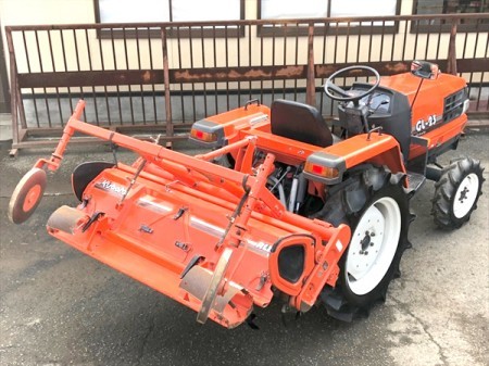 Ae4324 【爪新品】kubota クボタ GL-23 トラクター 4WD 828時間 □モンロー 倍速ターン パワステ□【動画あり】□直接引取限定  | 中古農機具の買い取りと販売の専門店｜GT Agri