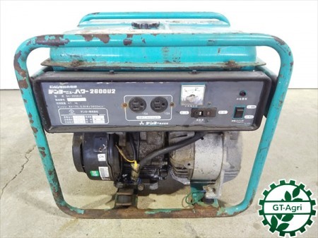 B3g19427 DENYO デンヨー GA-2606U2 発電機 【60Hz 100V 2.6Kva】【整備品/動画あり】 |  中古農機具の買い取りと販売の専門店｜GT Agri