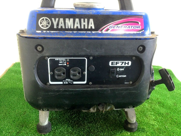 B3g191016 YAMAHA ヤマハ EF7H ポータブル発電機 【60Hz 100V 710va