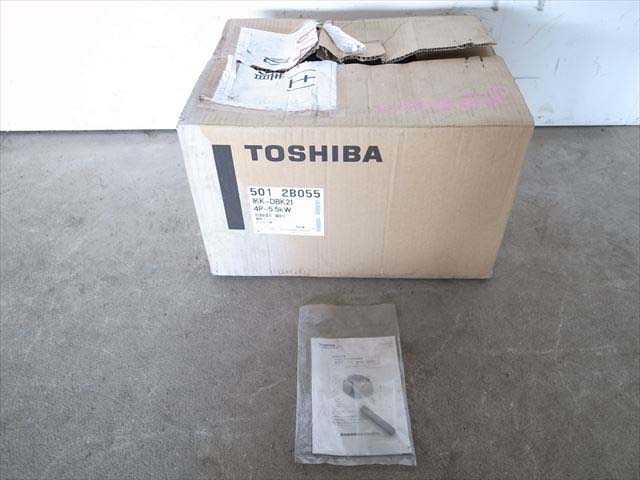 B4e3283 【未使用品】TOSHIBA 東芝 IKK-DBK21 200Vモーター 5.5kw